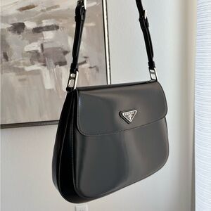 Prada Cleo Black Shoulder Bag